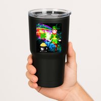 Space Hunger Irish in Space Rainbow Laser Tumbler