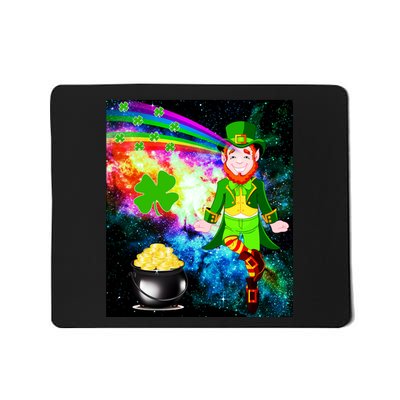 Space Hunger Irish in Space Rainbow Laser Mousepad