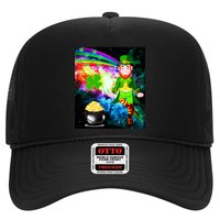 Space Hunger Irish in Space Rainbow Laser Hat