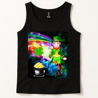Space Hunger Irish in Space Rainbow Laser Tank Top