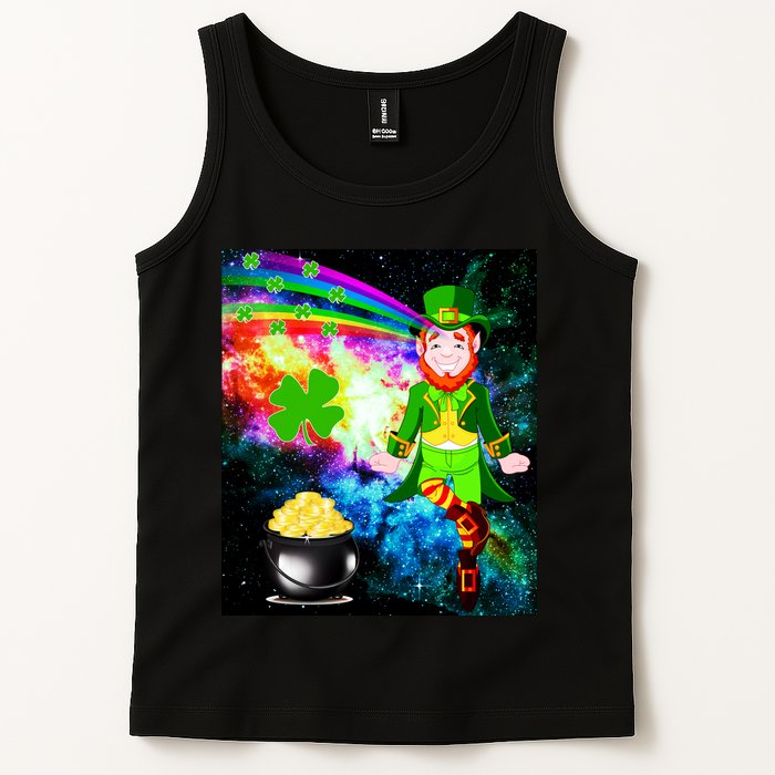Space Hunger Irish in Space Rainbow Laser Tank Top
