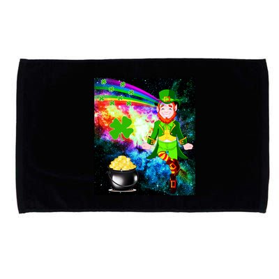 Space Hunger Irish in Space Rainbow Laser Microfiber Hand Towel