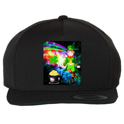 Space Hunger Irish in Space Rainbow Laser Wool Snapback Cap