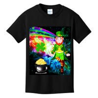 Space Hunger Irish in Space Rainbow Laser Kids T-Shirt