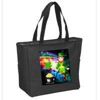 Space Hunger Irish in Space Rainbow Laser Zip Tote Bag