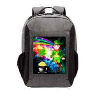Space Hunger Irish in Space Rainbow Laser Vector Backpack