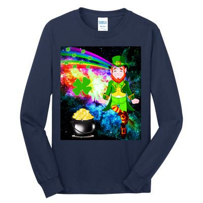 Space Hunger Irish in Space Rainbow Laser Tall Long Sleeve T-Shirt