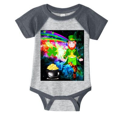 Space Hunger Irish in Space Rainbow Laser Infant Baby Jersey Bodysuit