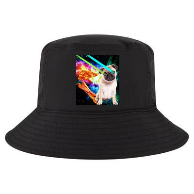 Space Hunger Pug Laser Pizza Bacon Cool Comfort Performance Bucket Hat