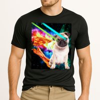 Space Hunger Pug Laser Pizza Bacon Performance Shirt