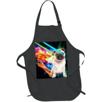 Space Hunger Pug Laser Pizza Bacon Apron