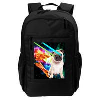 Space Hunger Pug Laser Pizza Bacon Backpack