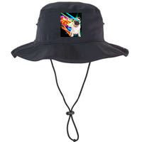 Space Hunger Pug Laser Pizza Bacon Bucket Hat
