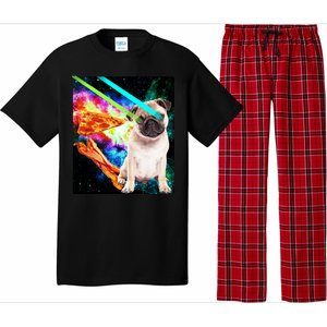 Space Hunger Pug Laser Pizza Bacon Pajama Set