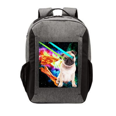 Space Hunger Pug Laser Pizza Bacon Vector Backpack