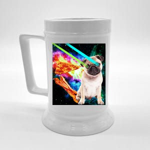 Space Hunger Pug Laser Pizza Bacon Beer Stein