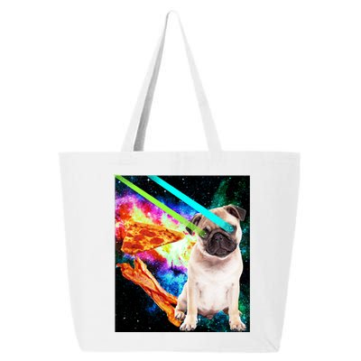 Space Hunger Pug Laser Pizza Bacon 25L Jumbo Tote