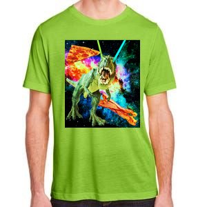 Space Hunger Wars T-Rex Pizza Bacon Adult ChromaSoft Performance T-Shirt