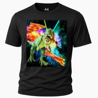Space Hunger Wars T-Rex Pizza Bacon Performance Shirt