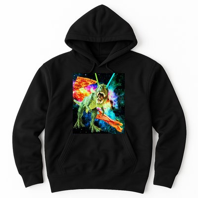 Space Hunger Wars T-Rex Pizza Bacon Hoodie