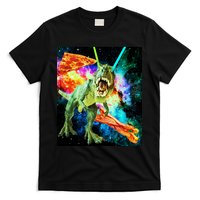 Space Hunger Wars T-Rex Pizza Bacon T-Shirt