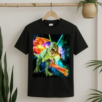 Space Hunger Wars T-Rex Pizza Bacon T-Shirt