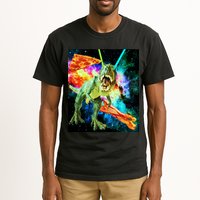 Space Hunger Wars T-Rex Pizza Bacon Tall T-Shirt