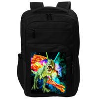 Space Hunger Wars T-Rex Pizza Bacon Impact Tech Backpack