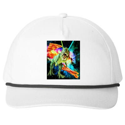 Space Hunger Wars T-Rex Pizza Bacon Snapback Five-Panel Rope Hat