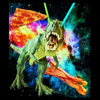 Space Hunger Wars T-Rex Pizza Bacon Bucket Hat