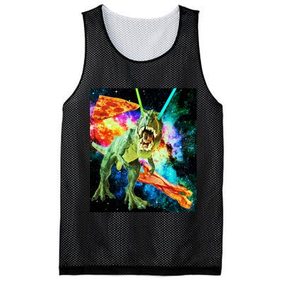 Space Hunger Wars T-Rex Pizza Bacon Mesh Reversible Basketball Jersey Tank