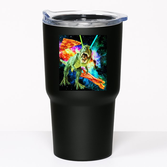 Space Hunger Wars T-Rex Pizza Bacon Tumbler