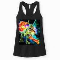 Space Hunger Wars T-Rex Pizza Bacon Womens Tank Top