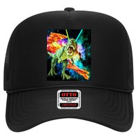 Space Hunger Wars T-Rex Pizza Bacon Hat