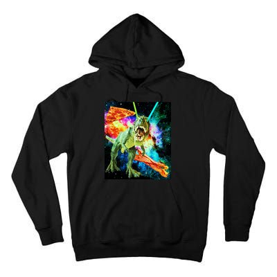 Space Hunger Wars T-Rex Pizza Bacon Tall Hoodie
