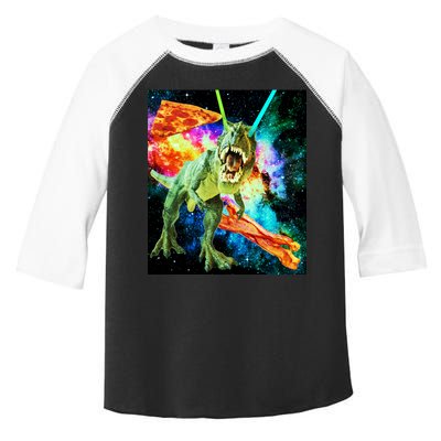 Space Hunger Wars T-Rex Pizza Bacon Toddler Fine Jersey T-Shirt
