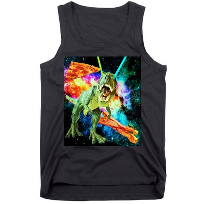 Space Hunger Wars T-Rex Pizza Bacon Tank Top