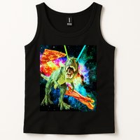 Space Hunger Wars T-Rex Pizza Bacon Tank Top