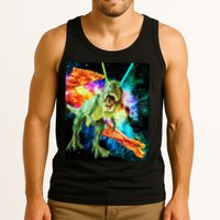 Space Hunger Wars T-Rex Pizza Bacon Tank Top