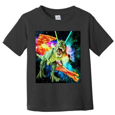 Space Hunger Wars T-Rex Pizza Bacon Toddler T-Shirt