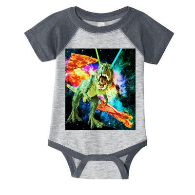 Space Hunger Wars T-Rex Pizza Bacon Infant Baby Jersey Bodysuit