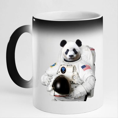 Space Panda USA Astronaut 11oz Black Color Changing Mug