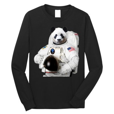 Space Panda USA Astronaut Long Sleeve Shirt