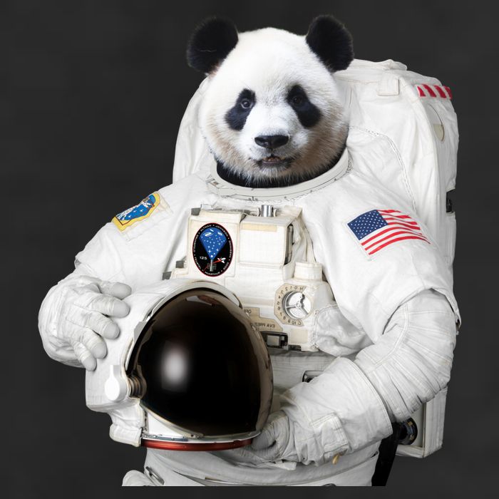Space Panda USA Astronaut Adult Drive Performance Visor