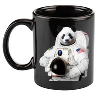 Space Panda USA Astronaut 11oz C Handle Ceramic Mug