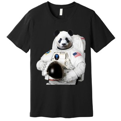 Space Panda USA Astronaut Premium T-Shirt