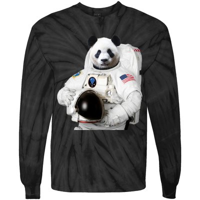Space Panda USA Astronaut Tie-Dye Long Sleeve Shirt