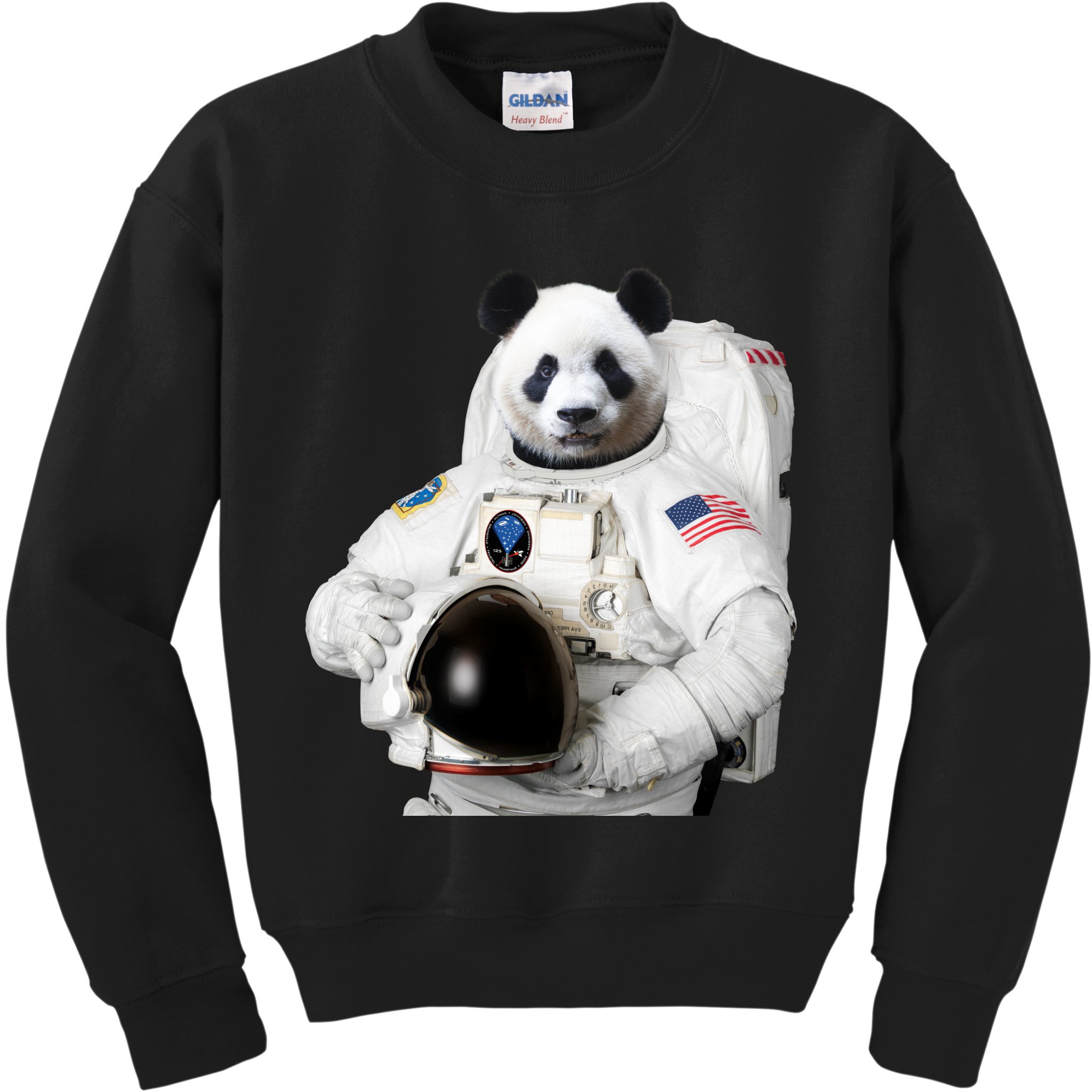 Space Panda USA Astronaut Kids Sweatshirt