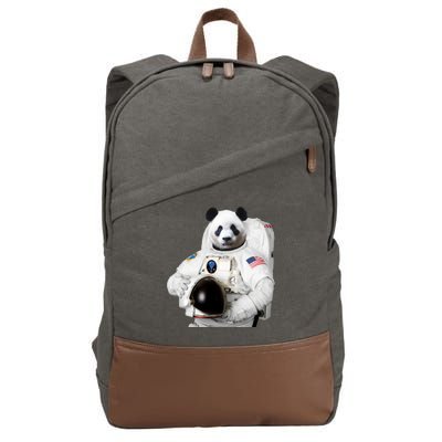 Space Panda USA Astronaut Cotton Canvas Backpack