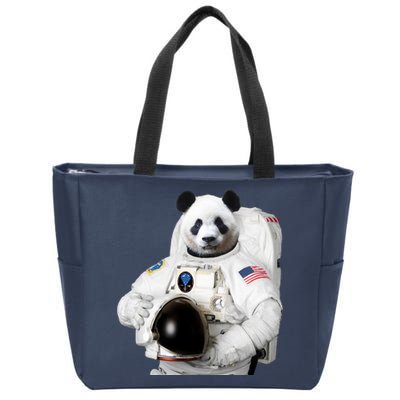 Space Panda USA Astronaut Zip Tote Bag